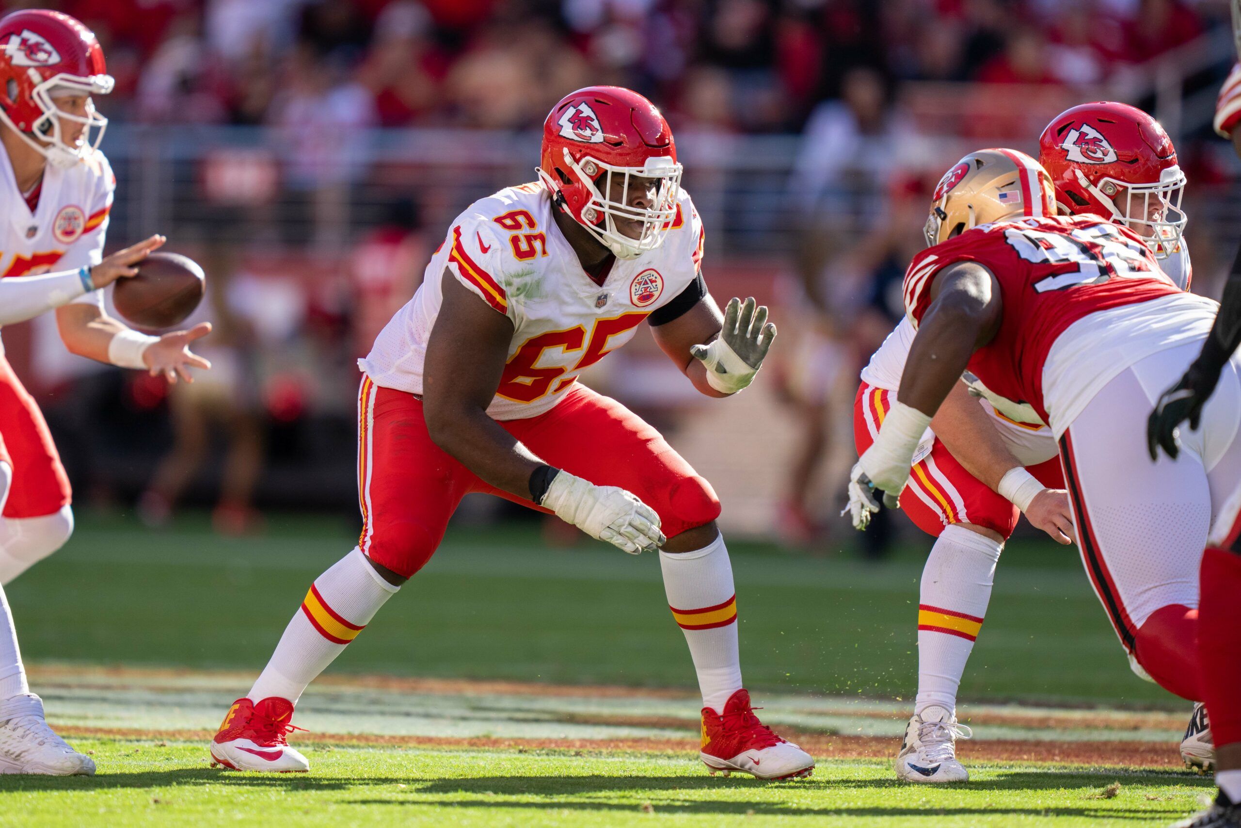 Chiefs guard Trey Smith once thought he’d be with the…