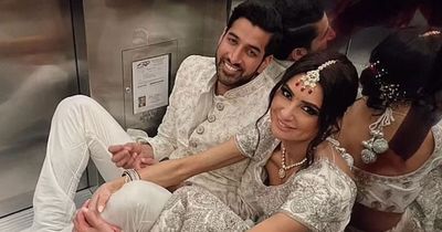 Newlyweds miss their own wedding reception after getting trapped in hotel lift