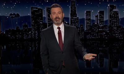 Jimmy Kimmel on Trump in East Palestine: ‘A train wreck talking about a train wreck’