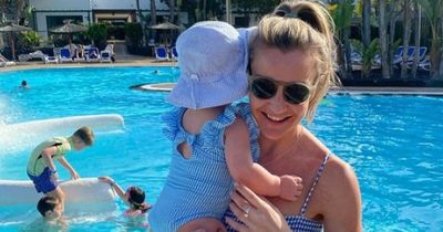 Helen Skelton stuns in bikini as she twins with one-year-old daughter on holiday and says 'what could go wrong'
