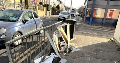 UK town compared to war zone as police seize samurai swords and fireworks thrown at cars