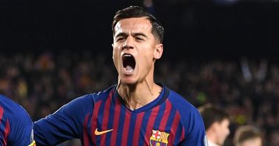 Philippe Coutinho's blunt reaction to fans after scoring against Man Utd for Barcelona