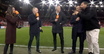'Only comes' - Paul Scholes makes funny dig as Rio Ferdinand gatecrashes Man United vs Barcelona coverage