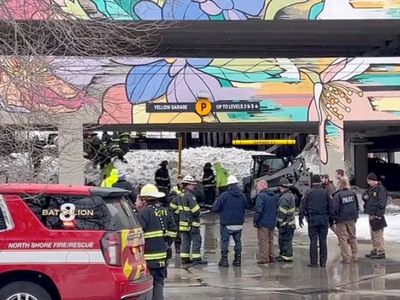 ‘A wide open hole’: Parking ramp partially collapses in Wisconsin