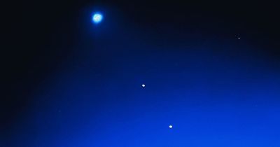 Moon aligns with Jupiter and Venus to delight sky watchers from UK to Ukraine with 'good omen'