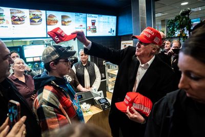 Trump brags about McDonald's knowledge