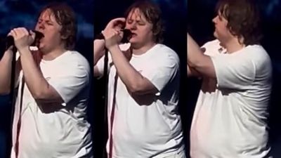 Lewis Capaldi had Tourette syndrome tics during his concert. Fans finished singing the song for him