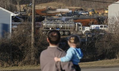 ‘Nobody has answers’: Ohio residents fearful of health risks near train site