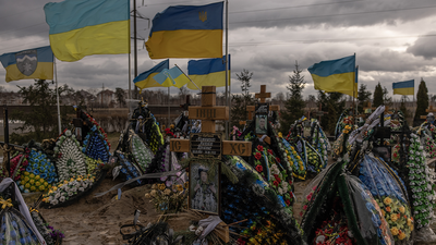 Ceremony held in Bucha on first anniversary of Russian invasion of Ukraine