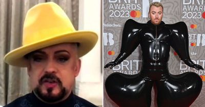 Boy George defends Sam Smith over performances as he likens outfits to 'fancy dress'