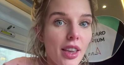 Helen Flanagan's son rushed to hospital after he 'slipped really badly' at water park