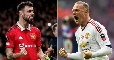 Bruno Fernandes compared to Wayne Rooney after Man Utd "sacrifice" vs Barcelona