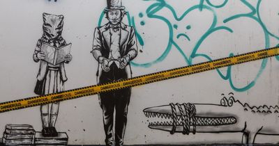 Edinburgh graffiti mocking rewrites of Roald Dahl's classic books appears overnight