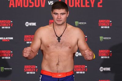 Oleg Popov out of Bellator 291 heavyweight fight vs. Gokhan Saricam after weigh-ins