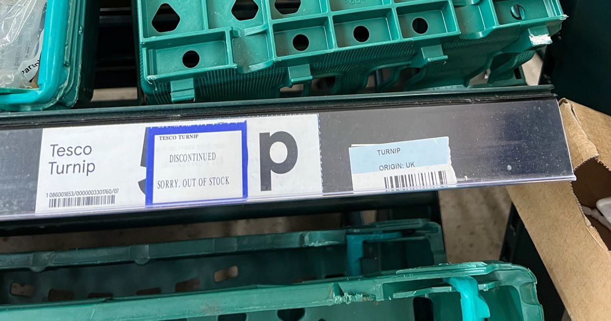 Supermarket turnips not in stock after Tory tells…