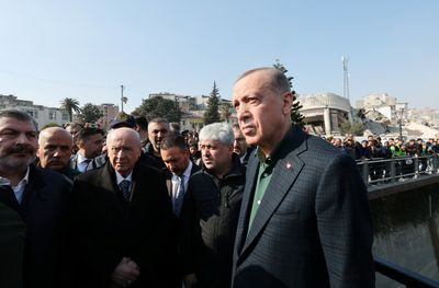 Erdogan pins election hopes on 'building Turkey' mission after quake