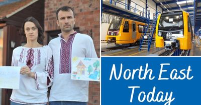 North East Today: Couple speak one year on from Russian invasion in Ukraine and Metro fleet update