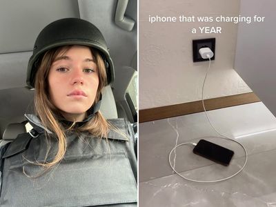 Woman returns to Ukraine home frozen in time with phone still on charge