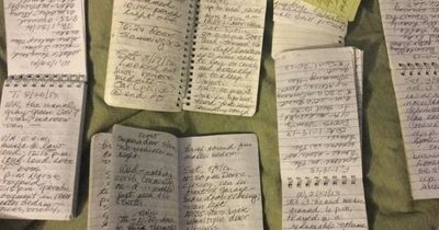 Woman's obsessive notes on neighbour's 'every move' discovered after death