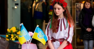 Teenage refugee wows in Liverpool ONE performance on anniversary of Ukraine invasion
