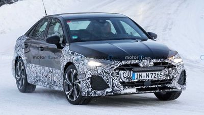 Audi A3 Sedan Spied Cold-Weather Testing With Tweaked Taillights