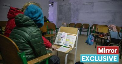 Ukrainian kids told Russian air raid siren cellars are 'fantasy caves' to reduce stress