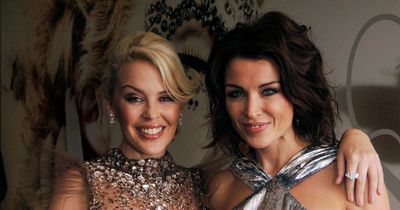 Kylie and Dannii Minogue reunite on stage for the first time in eight years
