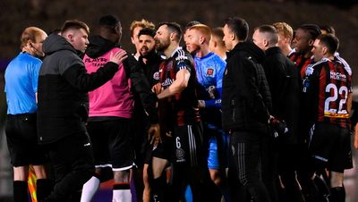 WATCH: Saints smash and grab, the Turkish Simon Cowell, Bohs on fire and Rovers’ red card woes