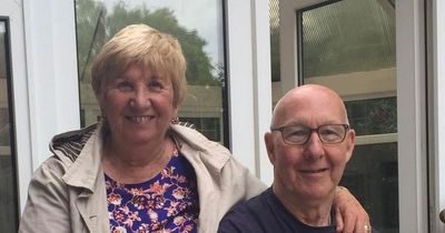 Man, 76, jumps out of plane for charity in memory of his wife – despite his own cancer diagnosis