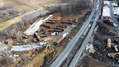 Biden orders door-to-door visits after toxic US train derailment