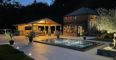 The stunning lodge with a vitality pool tucked away on a Welsh hillside that looks like it should be in Italy