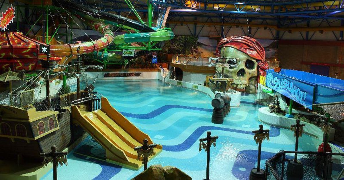 Five indoor water parks, splash pools and wave centres…