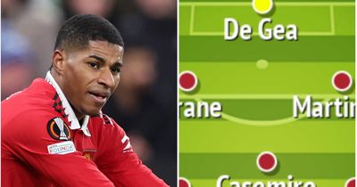 Three ways Manchester United could line up in Carabao Cup final if Marcus Rashford is injured