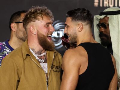 Watch live as Jake Paul and Tommy Fury weigh in for boxing match