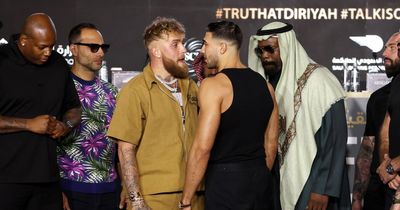 Watch Tommy Fury and Jake Paul weigh in LIVE as both fighters get set to take to the stage