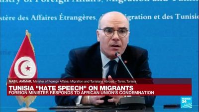 Migrants: Tunisian FM rejects African Union 'hate speech' allegations