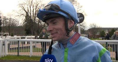 Jockey makes hilarious 'sex' interview blunder after 560-1 winning spree at the races