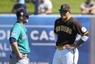 Manny Machado made a little MLB spring training history with a pitch clock violation and he had the best reaction to it