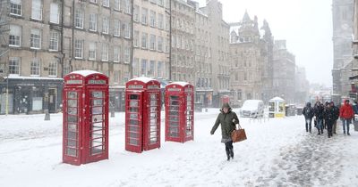 Scotland set for snow as UK to be hit by two blizzards with '10cm per hour' falling