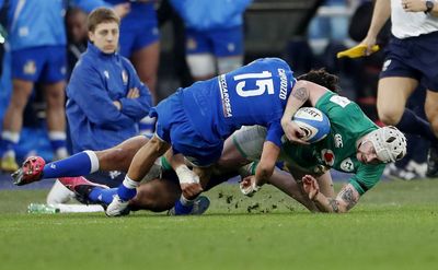 Rugby-Farrell bemoans Irish finishing in tough Six Nations win over Italy
