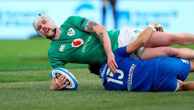 Ireland player ratings: Mack Hansen shines in scrappy victory over Azzurri