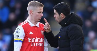 Mikel Arteta bends his own rules with touching Oleksandr Zinchenko gesture