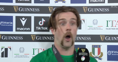 Ireland star Mack Hansen's live TV interview goes wrong and people can't stop watching it