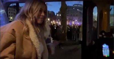 Loris Karius' girlfriend Diletta Leotta wowed by Trafalgar Square scenes before 'tough' Wembley job