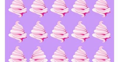 Only people with high IQ can find the odd scoop of ice cream within nine seconds