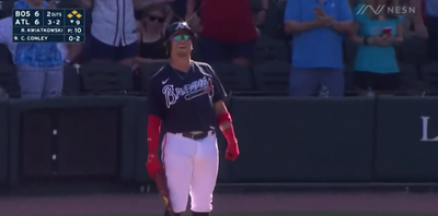 Braves-Red Sox game ended on a tie after a pitch clock violation struck out an Atlanta shortstop