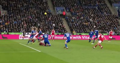 Arsenal referee accused of "phenomenal mistake" after Bukayo Saka denied penalty