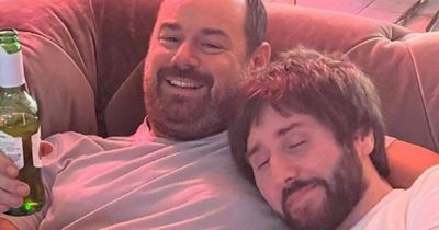Danny Dyer shares boozy night out with The Inbetweeners star James Buckley