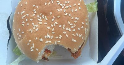 Edinburgh McDonald's 'sorry' as diner served burger with a 'bite taken out of it'