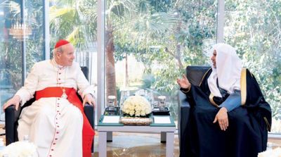 MWL Secretary-General Meets with Archbishop of Vienna in Riyadh